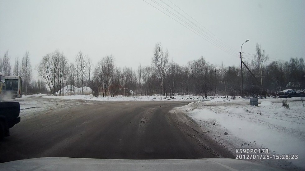 Цитадельское шоссе зимой