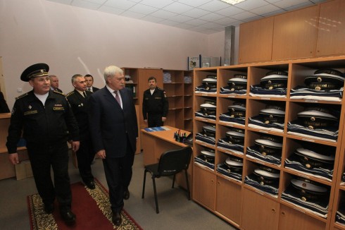 Губернатор встретился с воспитанниками Кронштадтского морского кадетского корпуса