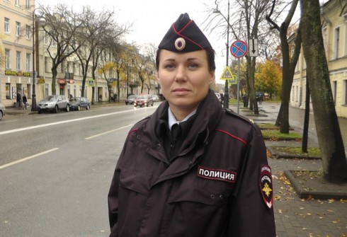 Татьяна Белошицкая - майор полиции из Кронштадта