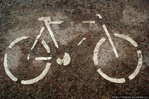 Знак велосипеда и велодорожки