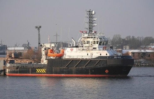 В Кронштадт доставили спасательный буксир «СБ-123»